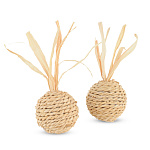 Triol Игрушка NATURAL для кошек Мяч, d40/90 мм (2 шт)