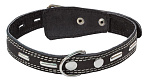Gamma Ошейник кожаный c кольцом и украшением