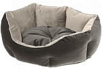 Ferplast Лежанка QUEEN, бежевая/серая