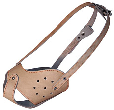 Намордник "Гамма" кожаный "Бультерьер"