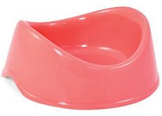 Гамма Миска пластиковая Бисквит, коралловая