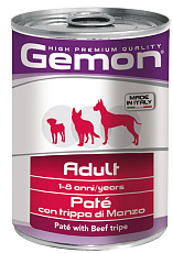 Gemon Консервы Dog Adult Pate Beef Tripe