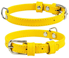 Collar Ошейник "Waudog" (Glamour), желтый