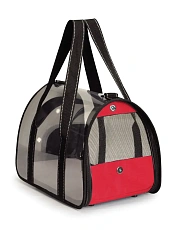 CAMON Сумка-переноска с прозрачными стенками, красная