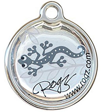 Адресник RogZ ID Tag Metal Silver Gecko