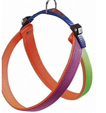 Ferplast Шлея AGILA DUAL, сиреневая/оранжевая