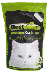 Best Clean Наполнитель бентонитовый (Зеленое яблоко)