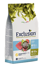 Exclusion Monoprotein Noble Grain Puppy Medium (Тунец)