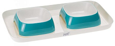 Ferplast Набор мисок для животных Glam, голубой