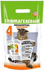 FOUR PETS силикагелевый наполнитель (зеленый чай)