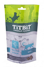 ТИТБИТ Хрустящие подушечки для кошек с мясом утки