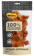 Мнямс Грудки куриные для собак