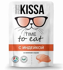 Kissa Пауч для кошек (Индейка в соусе)