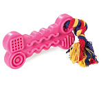 Triol Игрушка для собак Косточка с веревкой