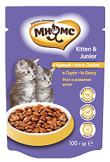 Мнямс Паучи с курицей для котят (соус)