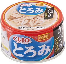 INABA CIAO Toromi Куриное филе с тунцом Кацуо и мальками ширасу