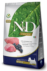 Farmina N&D Prime GF Adult Mini (Ягненок и черника)