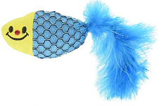Игрушка с кошачьей мятой в виде рыбки