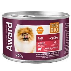 Award Dog Паштет (Ягненок с яблоком)