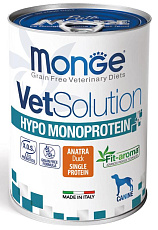 Monge Консервы VetSolution Hypo Monoprotein Dog (Утка)