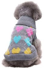 ДиАнКари Серый свитер сердце и ромб