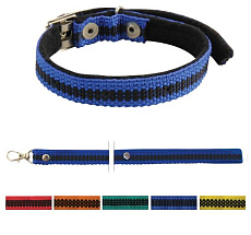 "Гамма" Ошейник и поводок, 1,5х40 см / 1,5х150 см