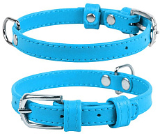 Collar Ошейник "Waudog" (Glamour), голубой