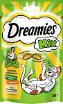 Dreamies Подушечки для кошек с кошачьей мятой и курицей