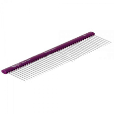 Hello Pet Расческа фиолетовая с редкими зубцами