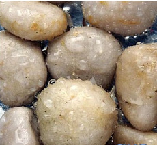 АкваГрунт Галька шлифованная белая