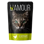 L’AMOUR для кошек с курицей в соусе