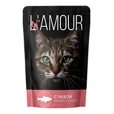 L’AMOUR для кошек с рыбой в соусе