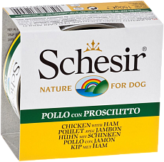 Schesir Dog Chicken Ham (Цыпленок, ветчина)