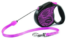Поводок-рулетка Triol by Flexi Colour Pink трос 5 м (S)