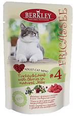 Berkley Fricassee Adult Cat (Индейка с ягненком в желе)
