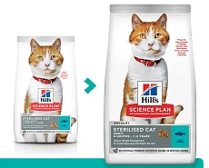 Hill's Science Plan для молодых стерилизованных кошек и кастрированных котов (тунец)