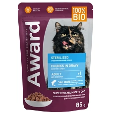 Award Cat Sterilized (Лосось в соусе)