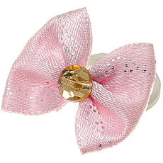 Бантик (пара) розовый