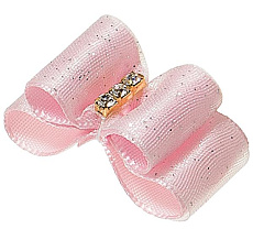 Бантик (пара) двойной объёмный, 3х2 см