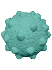 Mr.Kranch Игрушка для собак Мяч с шипами, неоновая голубая