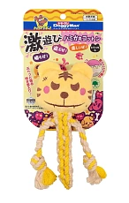 Злой тигрёнок из нежного флиса и прочного хлопка для чистки зубов собак