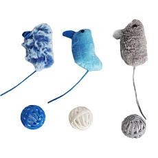 Pet Park Игрушка для кошек Мышки и мячики