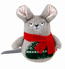 GiGwi X-mas Tales Мышка с пищалкой, 18 см