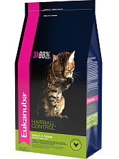 Eukanuba Adult Hairball Control (Курица)