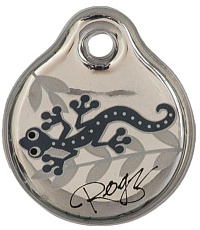 Адресник пластиковый RogZ ID Tag Silver Gecko
