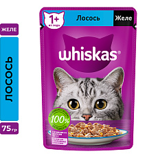 Whiskas желе с лососем