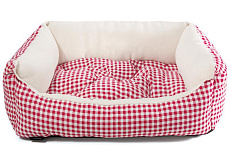 Gamma Лежанка Кантри мини красная