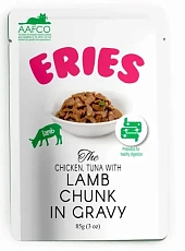 Eries Кусочки ягненка, тунца и курицы в подливе