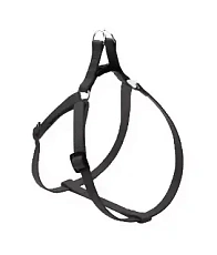 CAMON Шлея с двойным ремнём и пластиковыми пряжками, черная