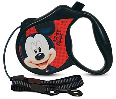 WD1002 Поводок-рулетка Triol "Mickey" трос 5 м (M)